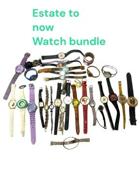 Estate to now Watch Bundle - Assorted Fashion Wristwatches